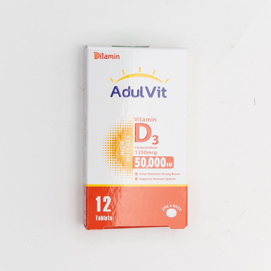 Ditamin Adul Vit Vitamin D3 50000 12