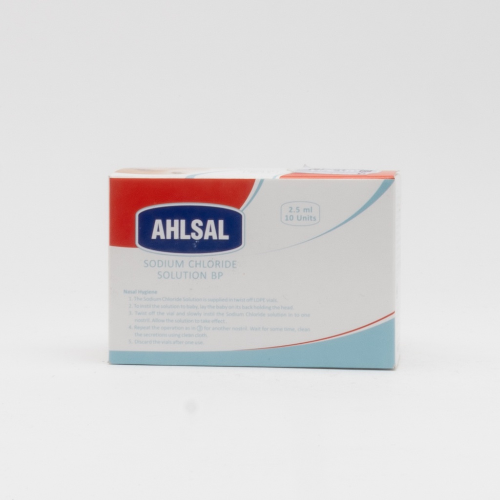 Ahlsal Soduim Chloride Solution Bp-2.5Ml