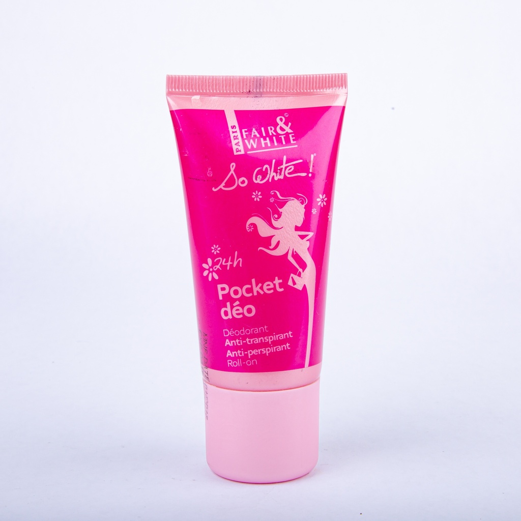 Fair And White So White Pocket Deo Roll- On 50Ml 