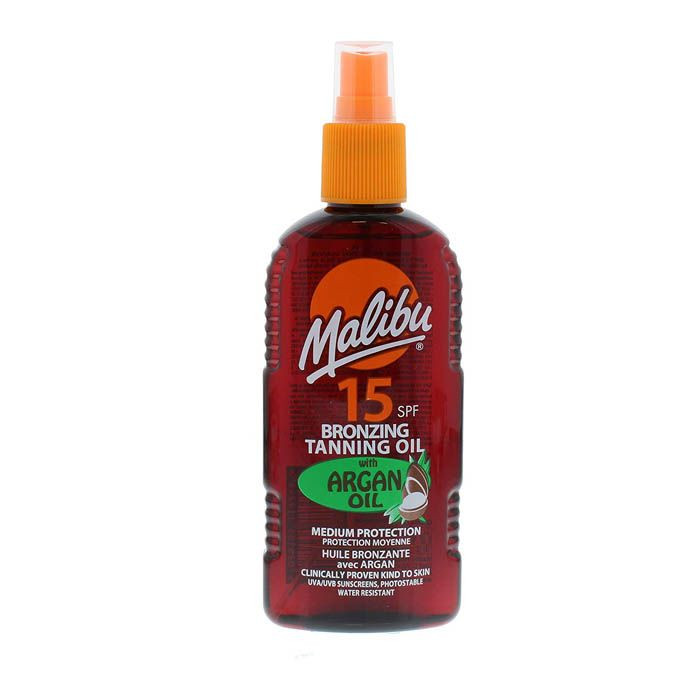 Malibu TanningOil With Argan Oil Spf-15 200Ml