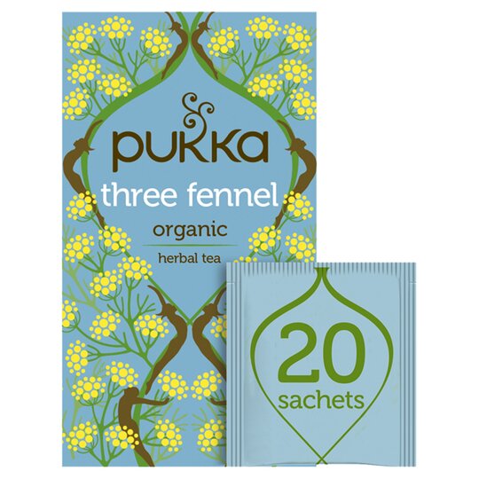 PUKKA Three Fennel Organic Tea 20 Bags 30g