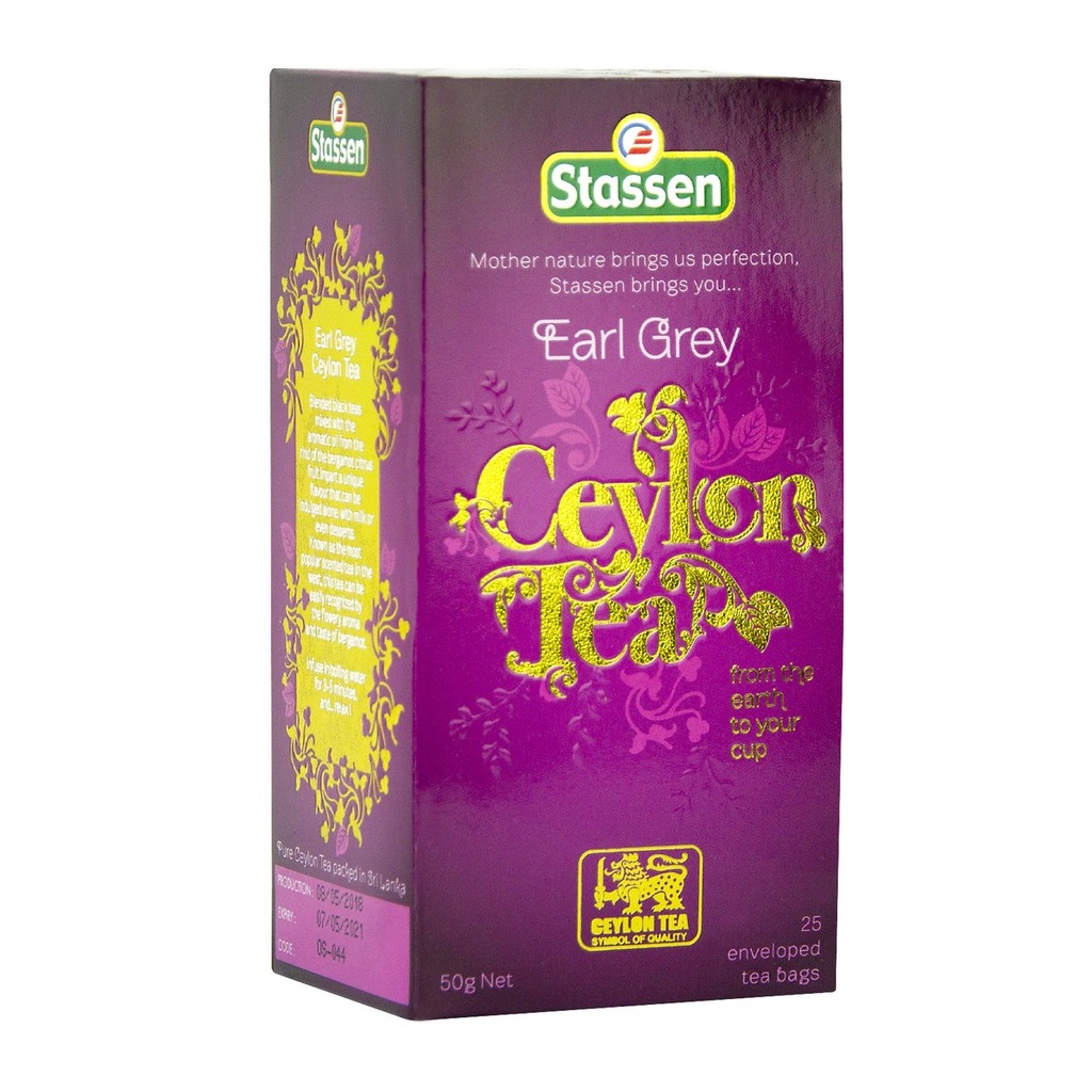 Staseen Earl Grey Organic Tea 25 Bags