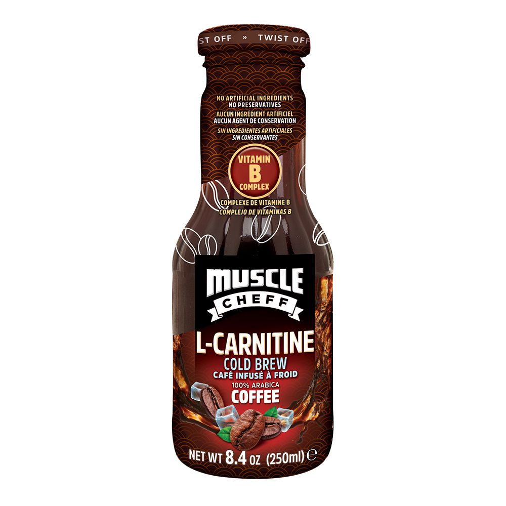 Muscle Cheff L-Carnitine Drinks Cold Brew Coffee 250ml