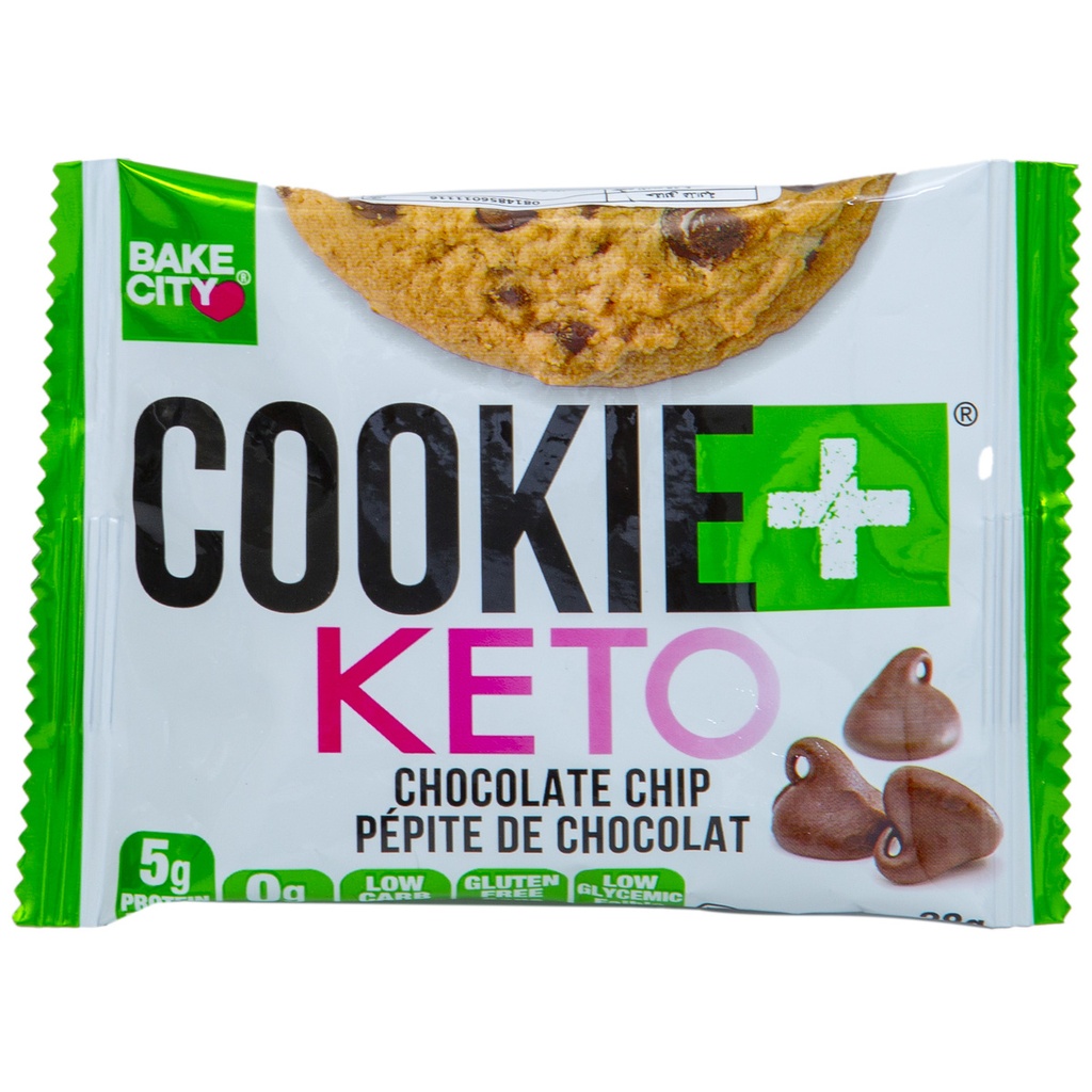 BAKE CITY COOKIE + KETO CHOCO 28G PACK OF 20
