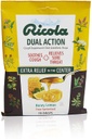 Ricola Dual Action Honey Lemon Cough And Throat Drops, 19 Count