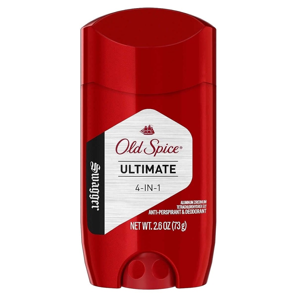 Old Spice Ultimate 4-In-1 Antiperspirant Deodorant, Swagger Scent, 2.6 Oz