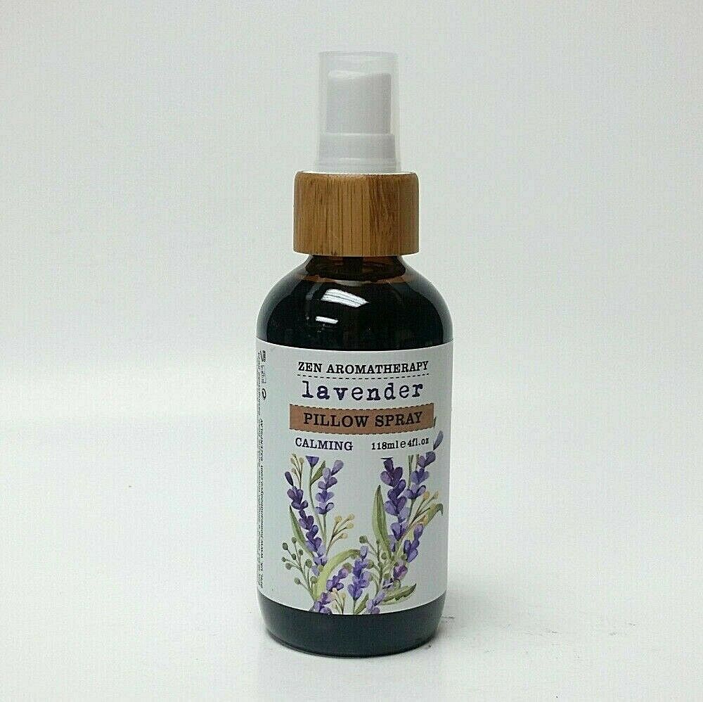 Zen Aromatherapy Lavender Calming Pillow Spray Mist  4 oz