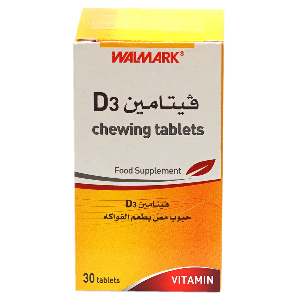Walmark Vitamin D3 400Iu Chewable  Tablet 30'S-