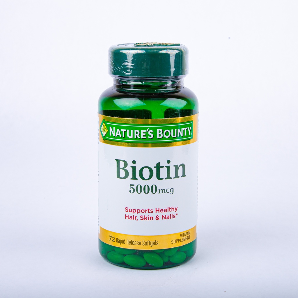 nature's bounty Biotin 5000Mcg 60Tablet 72'S