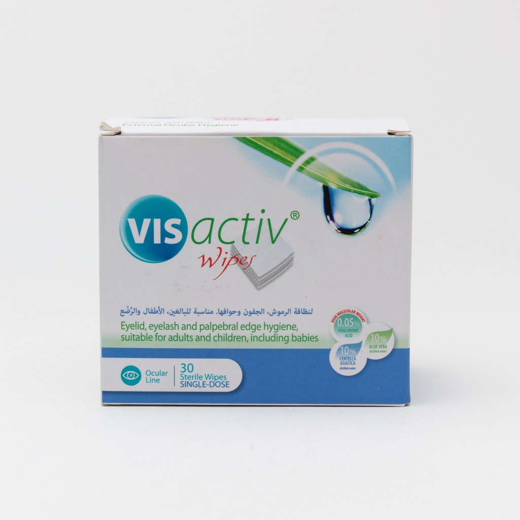 Vis Activ Wipes 30'S-