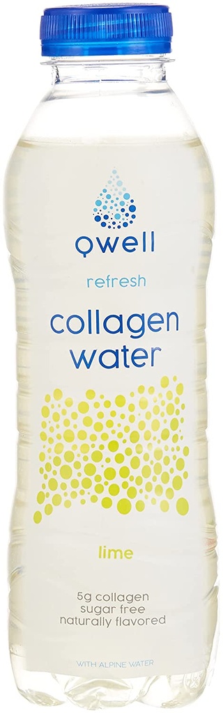 Qwell Collagen Water Refresh Lime 500ml