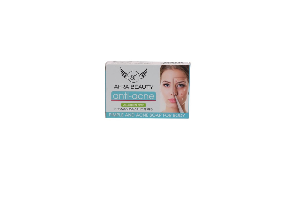 Afra Beauty Anti Acne Soap 90Gm