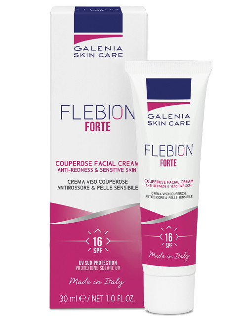 Galenia Flebion Forte Facial Cream For Redness-Spf 16 30 Ml