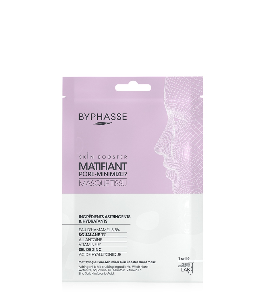 @#Byphasse Mattifying &amp; Pore-Minimizer Skin Booster Sheet Mask