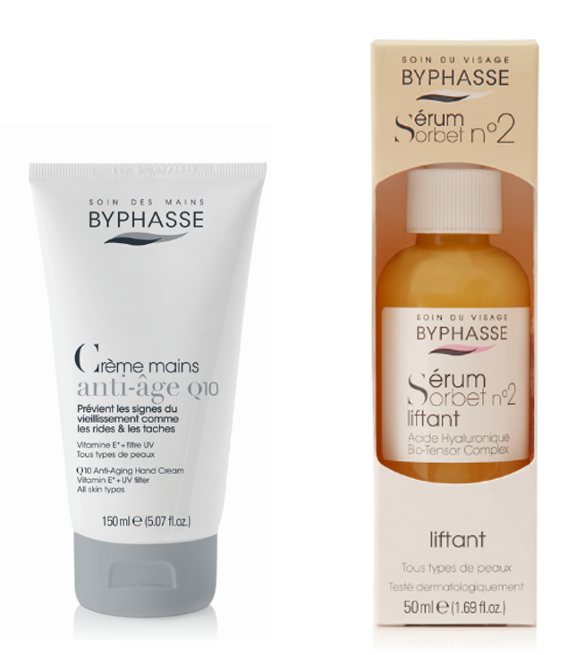 Byphasse Anti-Aging Kit Hand Cream+ Face Serum Offer