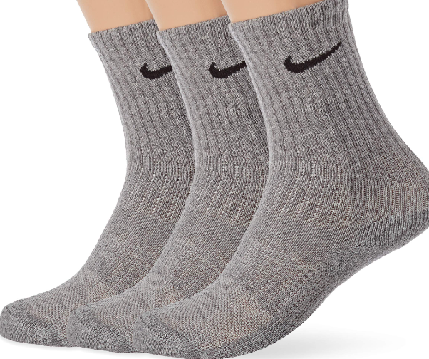 Nike Fitdry One Size Socks Gray