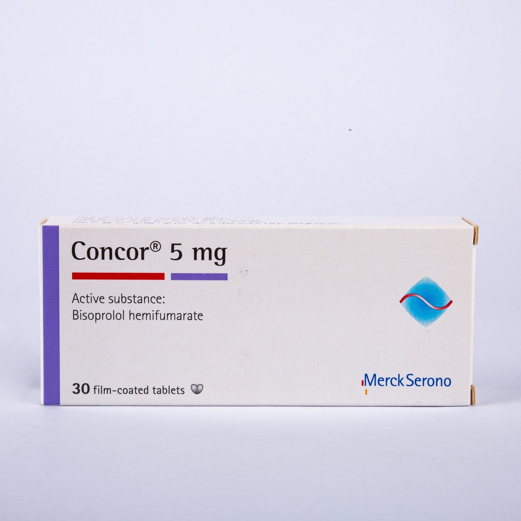 Concor 5Mg Tab 30'S- | Pharmacy and More