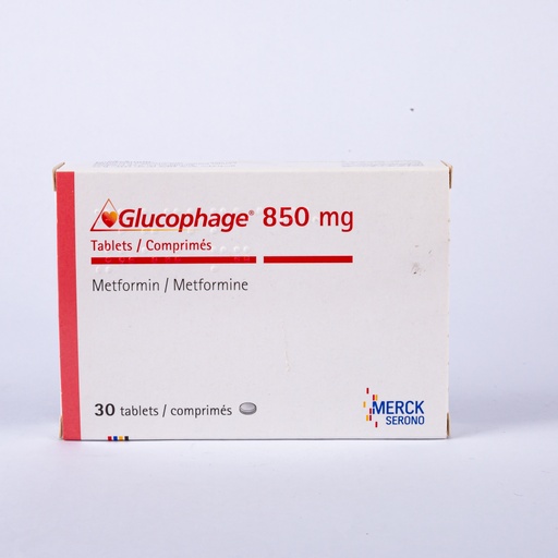 [10142] Glucophage 850Mg Tab 30'S-