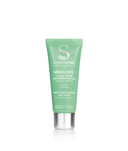 [10160] Synbionyme Medacnyl Tinted Anti Blemish Day Fluid (Light Beige) 