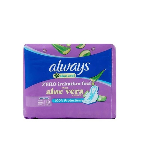 [118231] Always Maxi Aloe Vera Cool 10 Pads