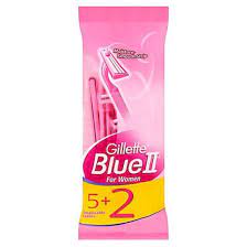 [120302] Gillette Fb Blue 2 For Women Dispo Razors 5+2