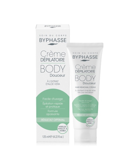 [120523] #Byphasse Hair Removal Cream With Aloe Vera Extract - 125Ml
