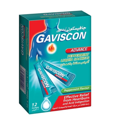[120533] Gaviscon Advance Sachets 12's