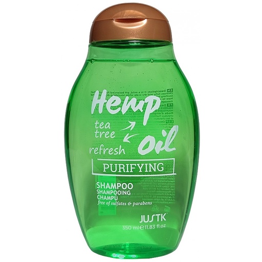 [120565] Justk Hemp Oil &amp; Tea Tree Purifying Shampoo 350 Ml