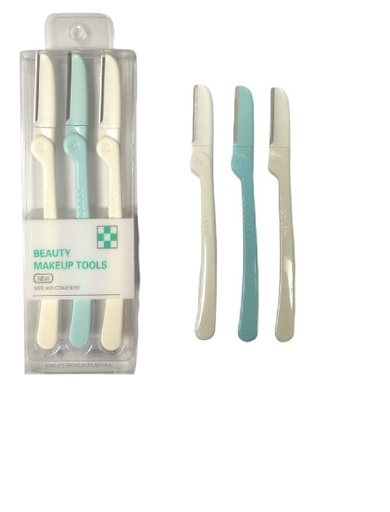 [120626] Eyebrow Razor -3 Pcs