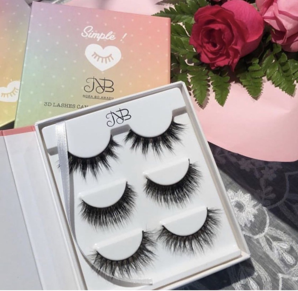 Simple Box of 3 Lashes Nora Bu Awadh Pharmacy and More
