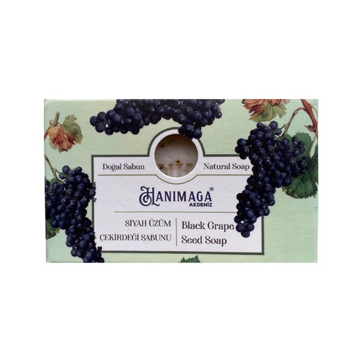 [120938] Hanımağa Natural Black Grape Seed Soap 100G