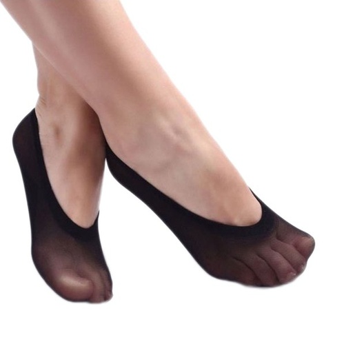 [120954] DAYMOD Lady Invisible Liner Black Socks 1 Pair
