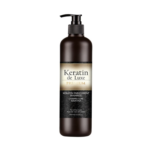 [121177] Keratin De Luxe Hair Shampoo 500Ml
