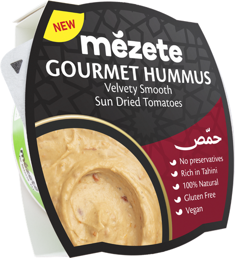 [122254] Mezete Hummus Gourmet Sun Dried Tomato 215 Gm