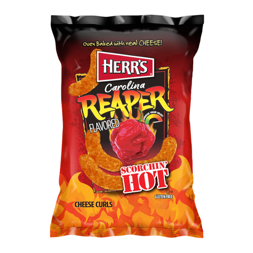 [125045] HERR'S 6.5oz Carolina Reaper Cheese Curl 184g