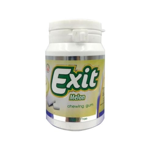 [125118] Smart Gum Exit Sugar free Bottle Dragee Gum Melon 50gm