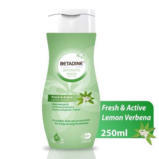 [125361] Betadine Intimate Wash Fresh Active Lemon 250ml