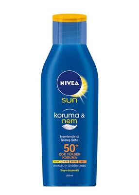 [125375] Nivea Sun Protection &amp; Moisturizing Sun Milk Spf50+ 200ml