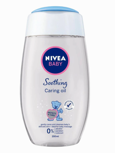 [125379] Nivea Baby Delicate Caring Oil Natural Almond Oil 200ml