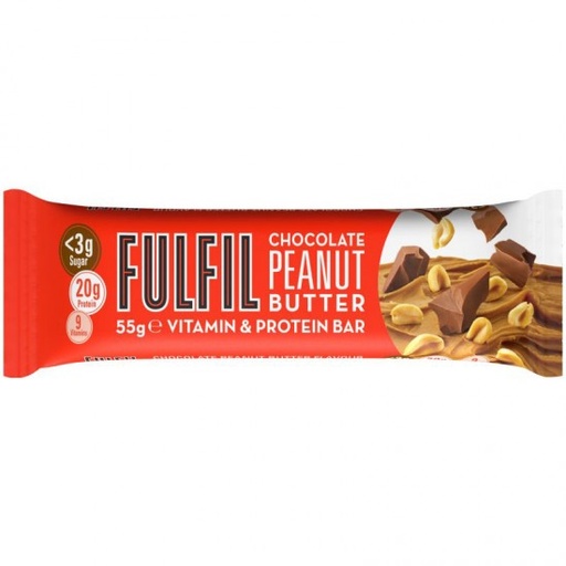 [125402] Fulfil Vitamin &amp; Protein Bar Chocolate Peanut Butter Flavor - 55gm