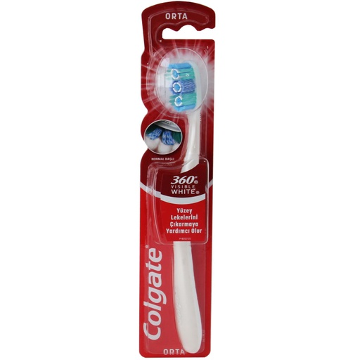 [125437] Colgate 360 Visible White Toothbrush Medium