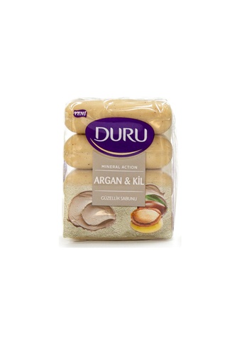 [125481] Duru Soap Natural Argan Clay 4X70G