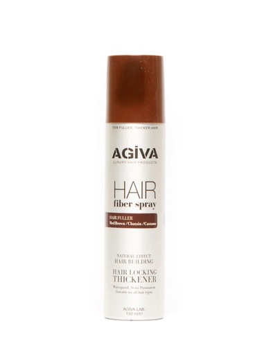 [125511] Agiva Brown Hair Thickener Fiber Spray 150 Ml