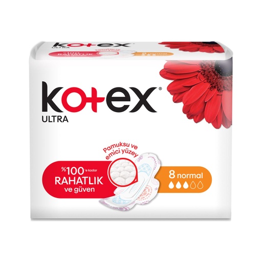 [125556] Kotex Ultra Wing Normal 8 Pcs