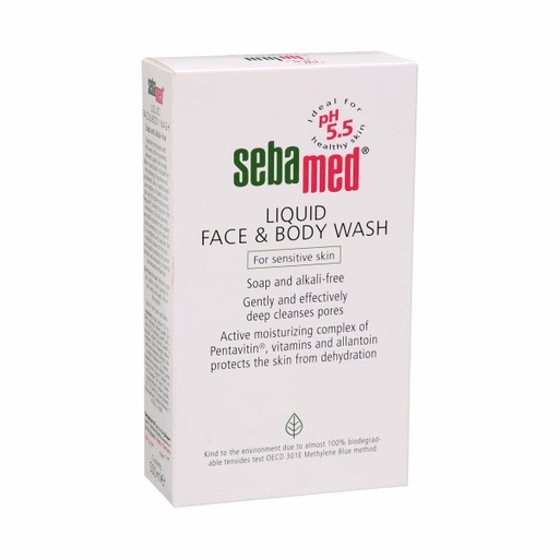 [125559] Sebamed Liquid Face And Body Wash - 500Ml