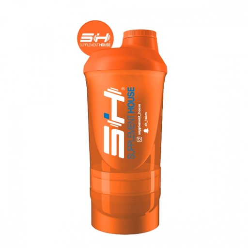[125565] SH Blue Logo Orange Shaker 500+150ml