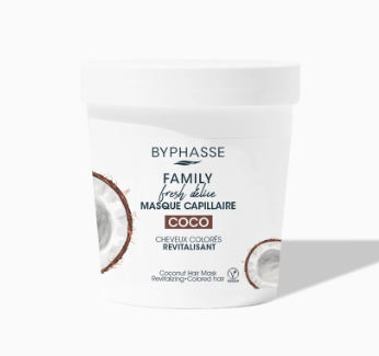 [125620] #Byphasse Family Fresh Delice Hair Mask Colored Hair Coconut 250ml