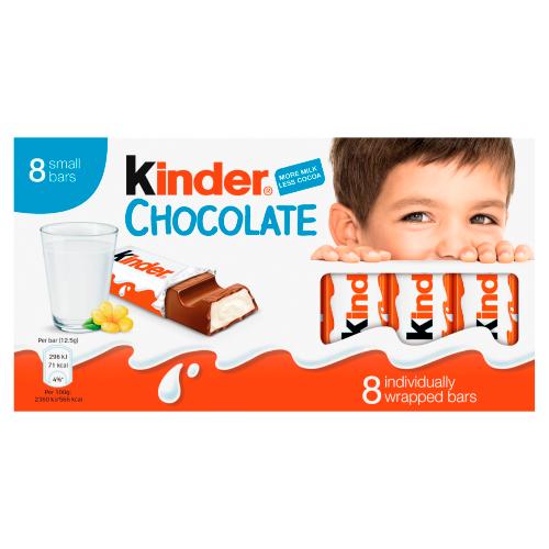 [125730] Kinder Chocolate T8 100g