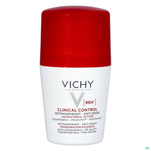 [125802] Vichy Clinical Control Deodorant (Roll on) 96H 50Ml