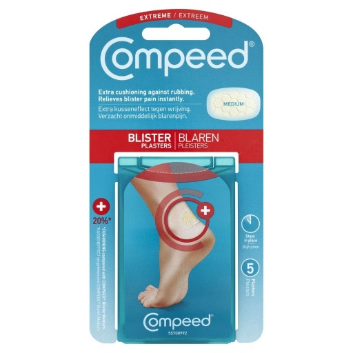 [125807] Compeed Extreme Medium Bubble Blisters Dressing 5Pcs 